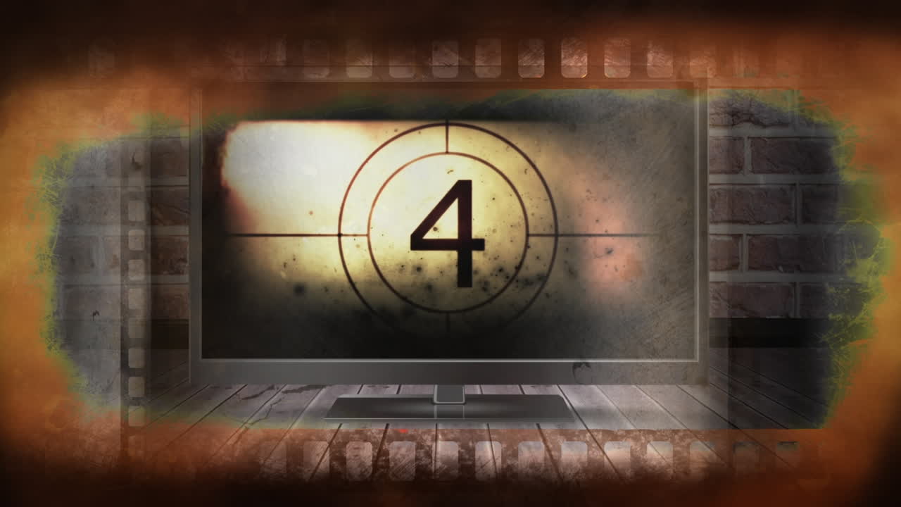 tv에서 연기의 애니메이션과 카운팅