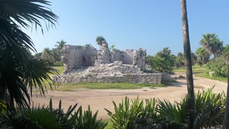 Tulum-Quintana-Roo-Mexiko-Ruinen-Der-Antiken-Maya-Pyramiden