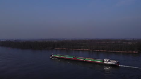 cargo ship in the water