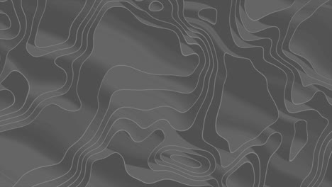 grey outline topographic contour map abstract tech 3d motion background