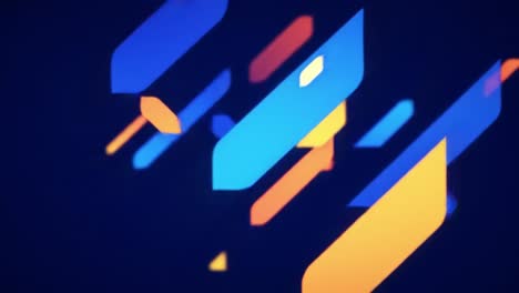 diseño geométrico abstractamente colorido
