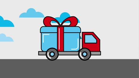 concepto de servicio de entrega