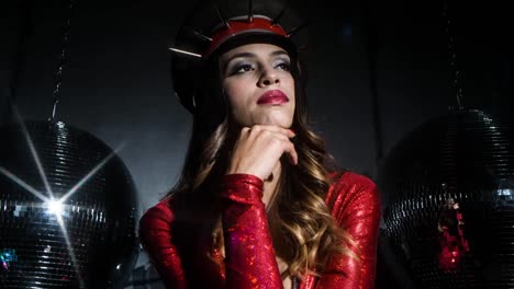 mujer rojo rusia 4k 19