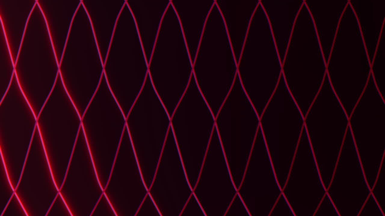 Intriguing zigzag pattern thin red lines in repetitive design