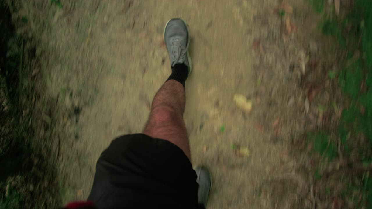 punto de vista hombre caminar nueva zelanda caminata