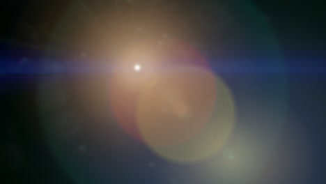 video material of the sun and lens flare moving left and right (lens flare, light, light leak)