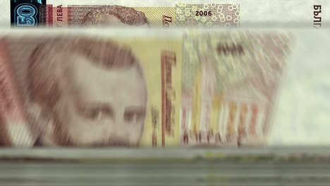 máquina de conteo de dinero de leva búlgara en bucle descendente