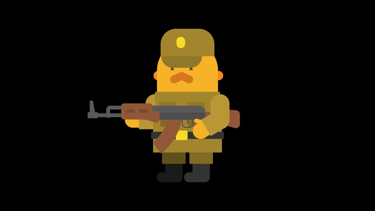 el sargento dispara con una ametralladora y muere.