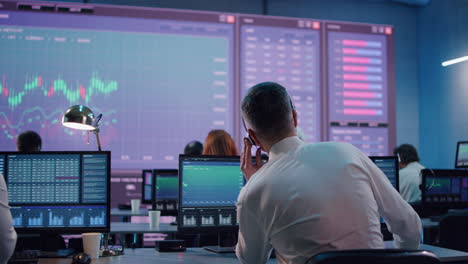 financial trading desk