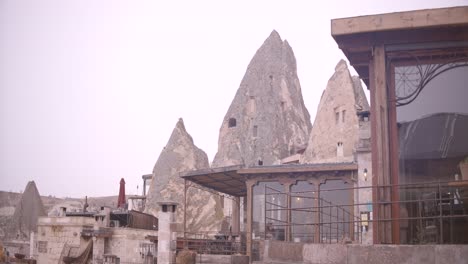 cappadocian rock formations and traditional architecture