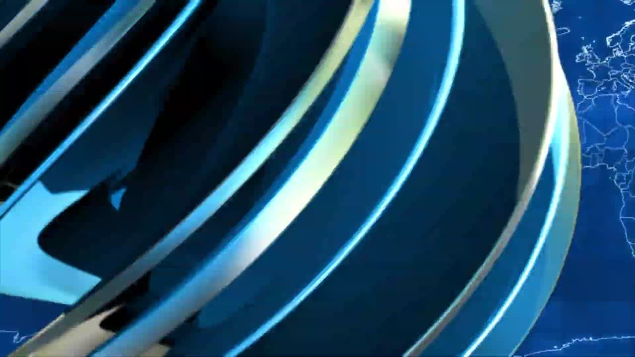 3D 디지털 세계 지도 뉴스 소개 배경