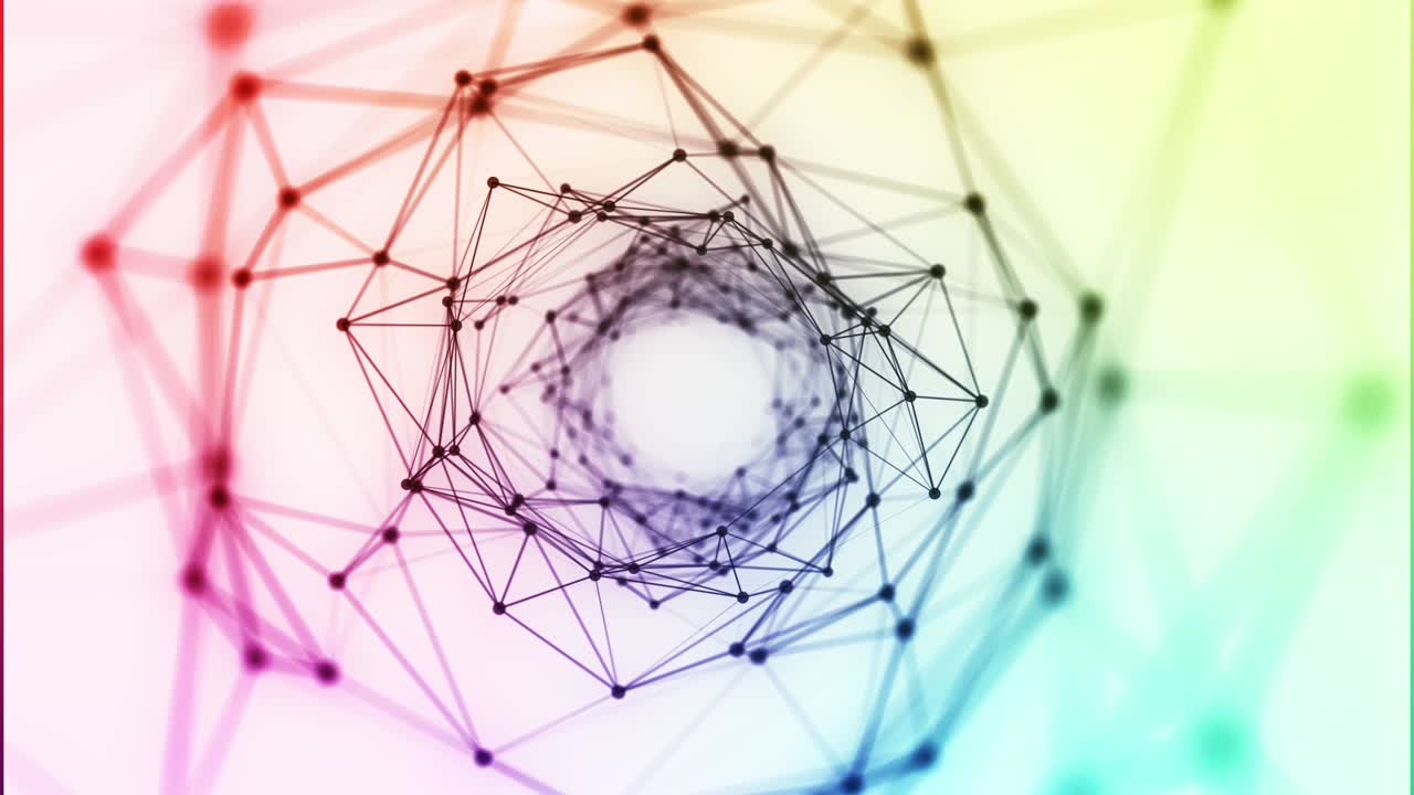 концепт плексус анимация формы цикл