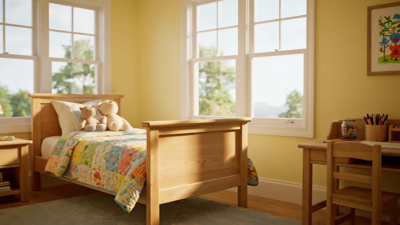 Bright and Inviting Children's Bedroom