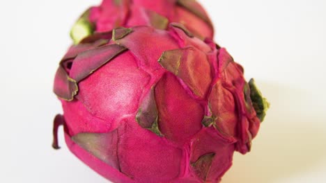 Macro-Shot-Of-Isolated-Tasty-Fresh-Dragon-Fruit-On-Turn-Table-In-White-Background