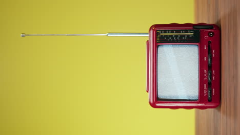 Vintage Portable Television and Radio