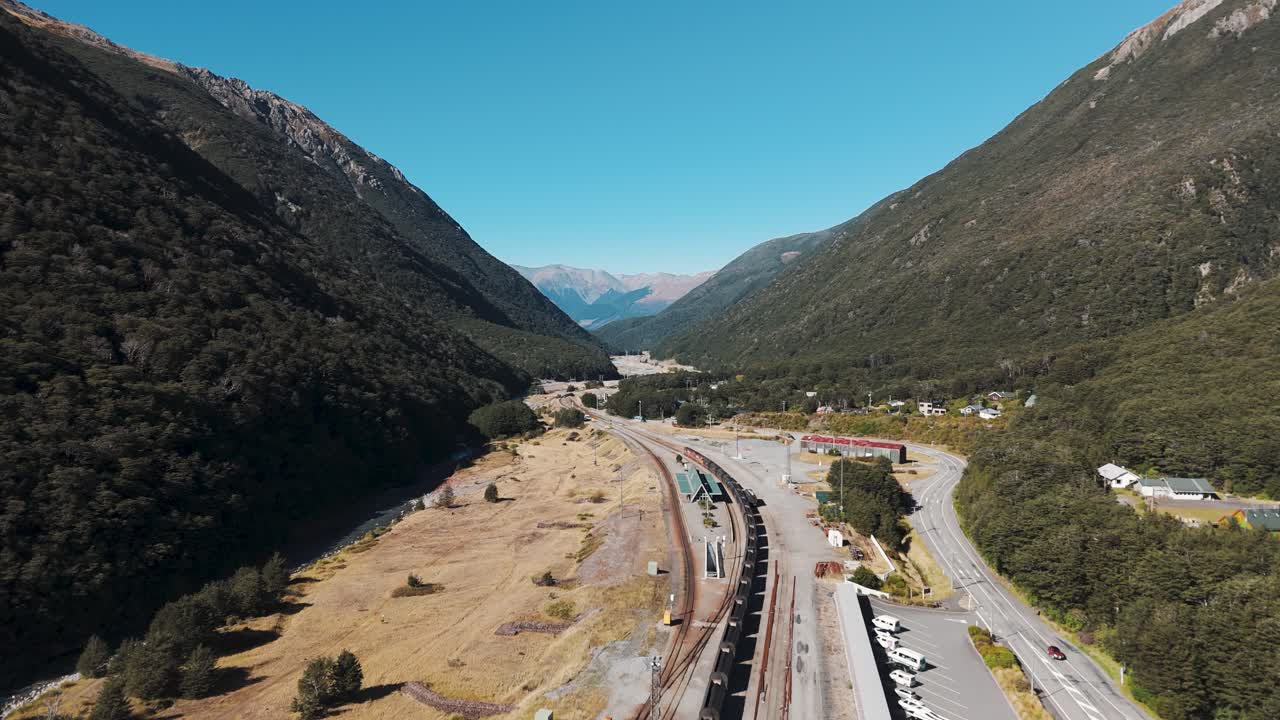 New Zealand’s Highest Elevation Stop in Arthur’s Pass Train Station