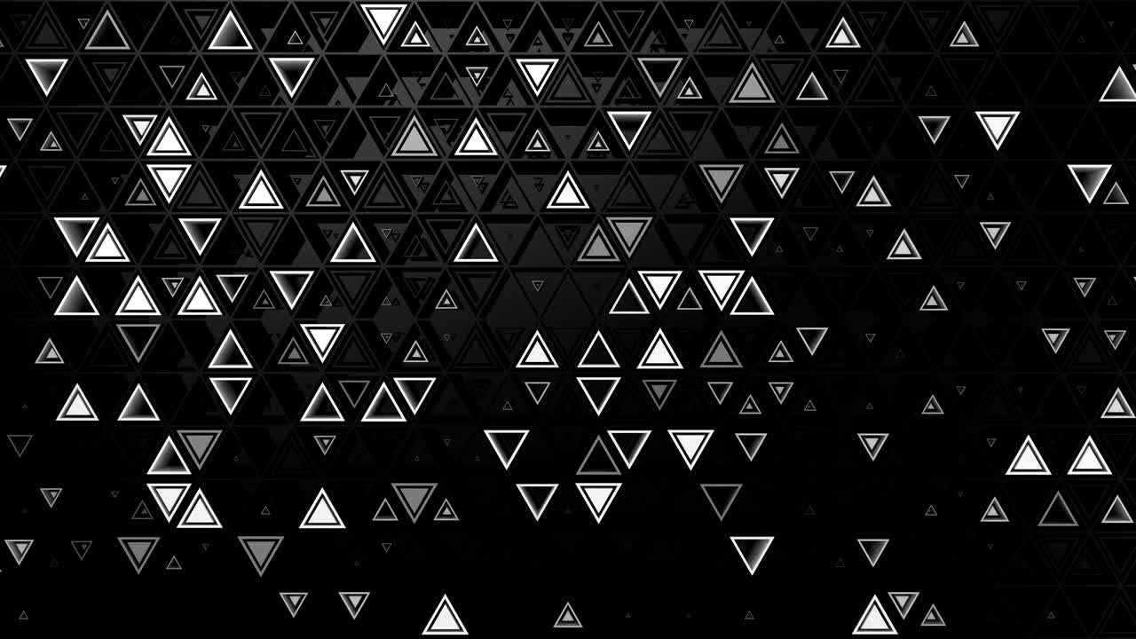 el fondo de los triángulos