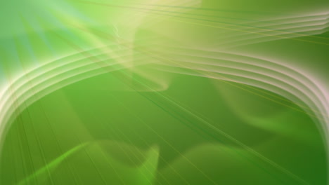 animation of glowing white lines with flickering beams of light, on green background