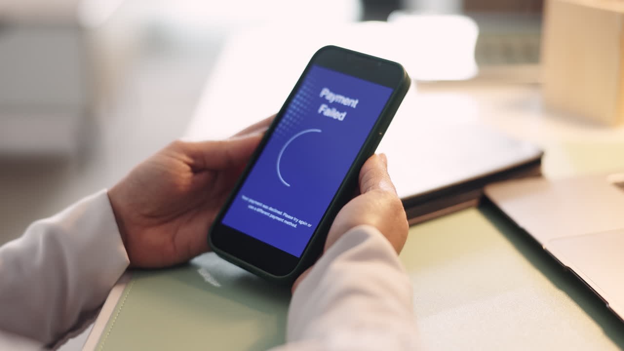 Payment Failed on Mobile Phone