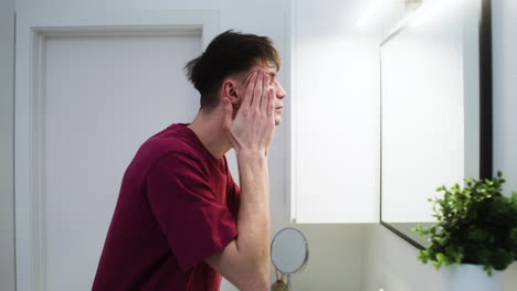 man in the bathroom
