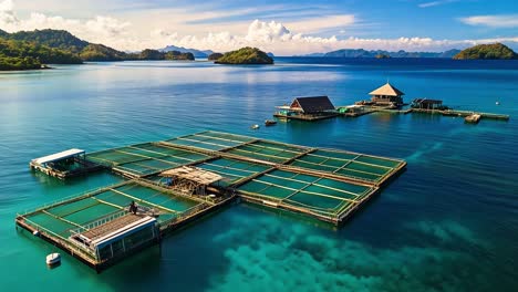 tropical island fish farm