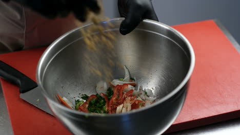 fresh ingredients for a delicious meze and sauce