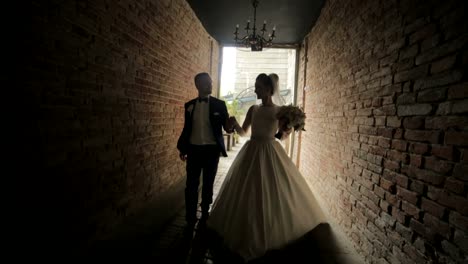 A Loving Couple Exchanges Wedding Rings Symbolizing their Deep and Tender Love for each other a Loving Couple Exchanges Wedding Rings Symbolizing their Deep and Tender Love for each other Closeup Soft Hans Touch High Quality Footage