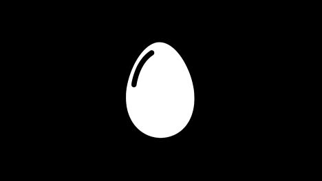 egg glith icon vintage twitched bad signal animation.