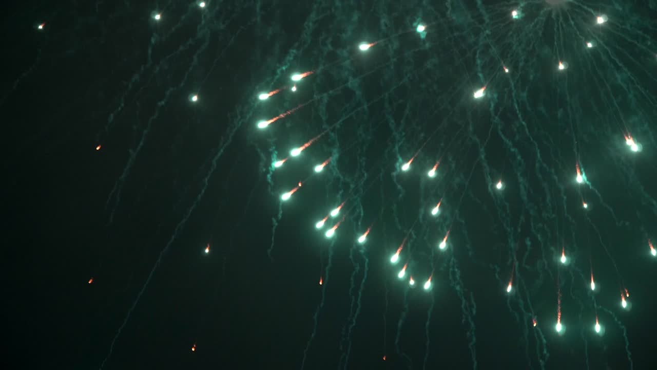 gran saludo de artillería festivo, fuegos artificiales
