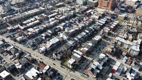 sprawling neighborhood outside of american city