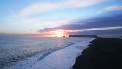 reynisfjara black sand beach in iceland