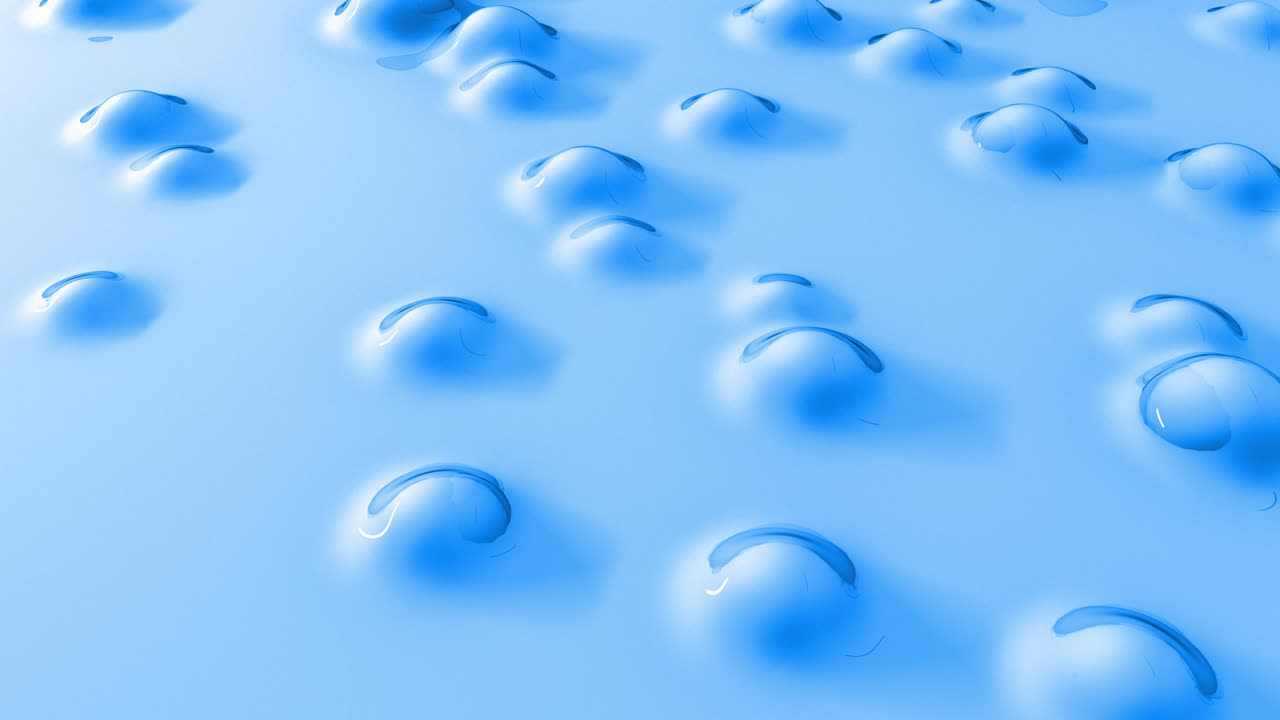 3d 모양의 추상적 인 크리에이티브 애니메이션: 6 가지 다른 색의 세트, 4k 원활한 루프 영상.