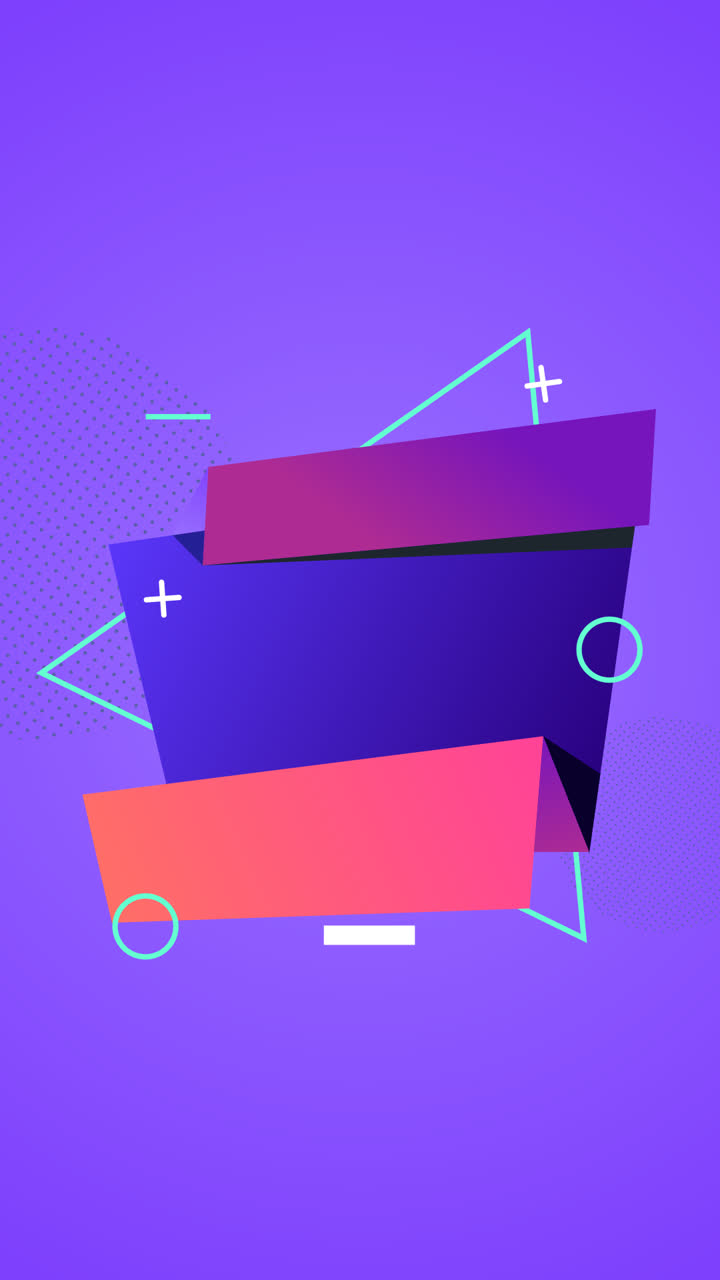 Motion Graphic of Abstract sale promotion banner template