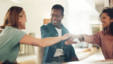 Business-group,-hands-and-trust-meeting-of-work