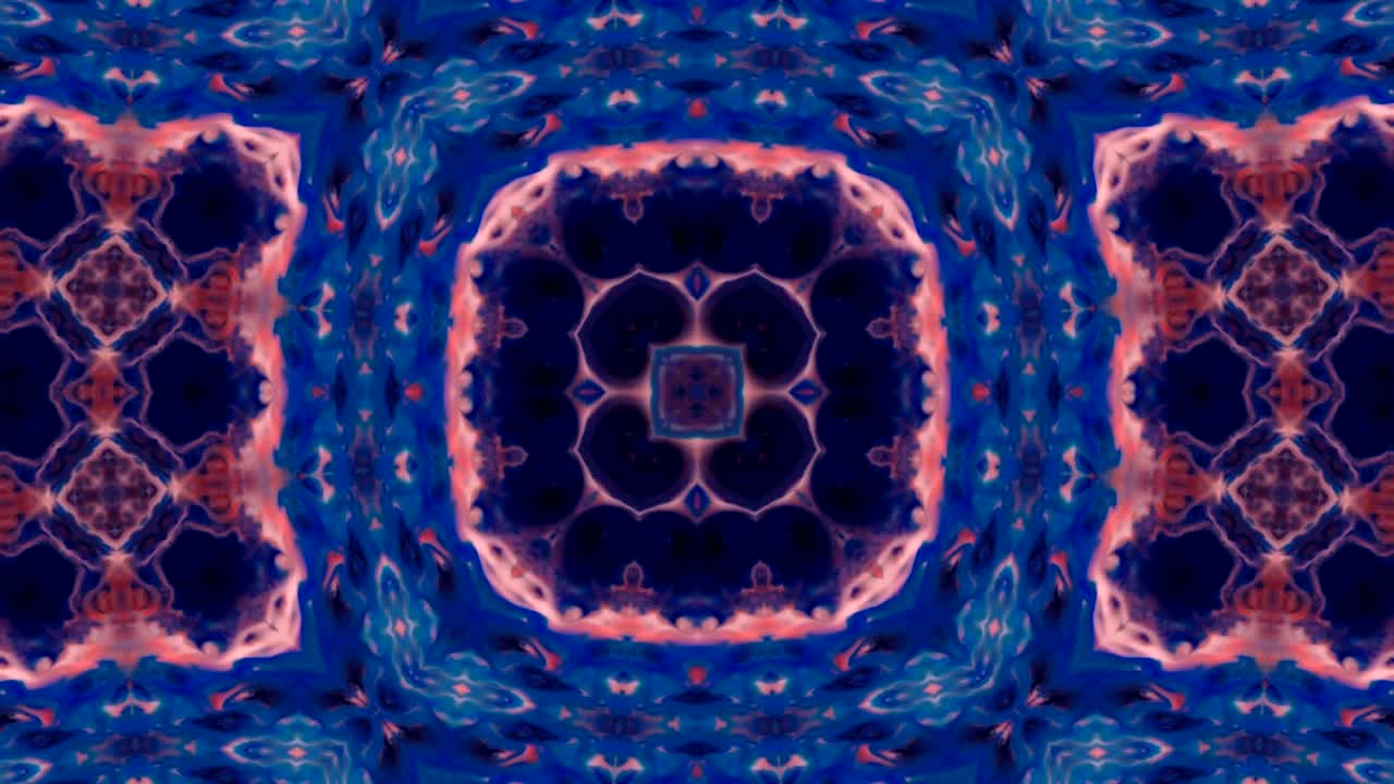 movimiento de fondo de kaleidoscopio abstractamente colorido