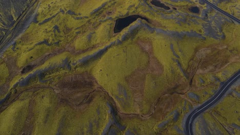 Island-Solheimajokull-Drohnenaufnahmen-Aus-Der-Luft