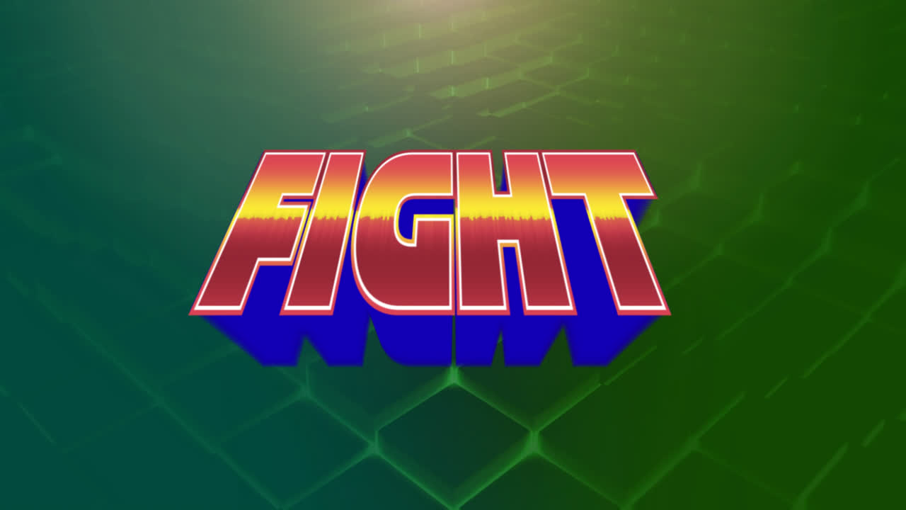 animación de la lucha por el espacio verde