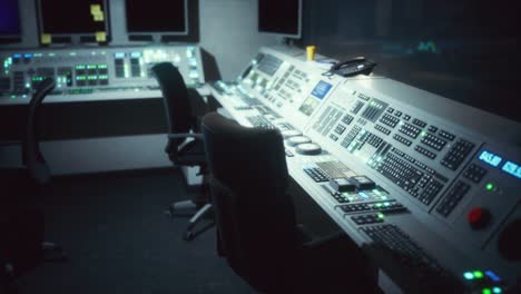 Equipment-of-empty-central-control-room