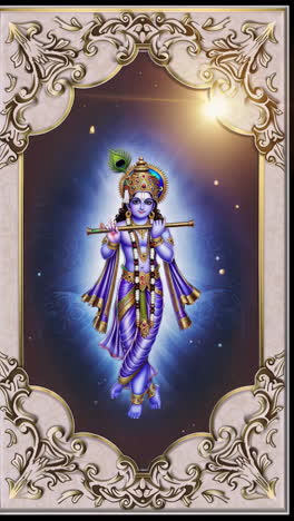 krishna playing flute