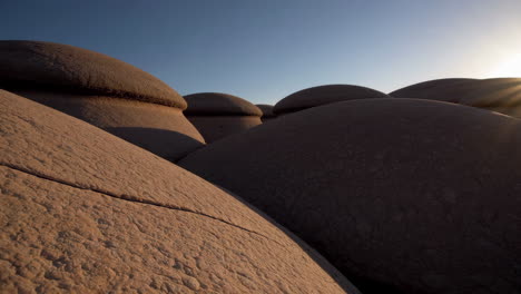 unique rock formations in a desert landscape