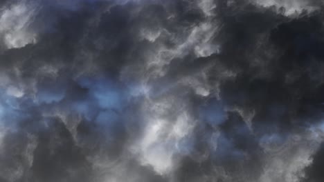 Tormenta-En-La-Noche-En-Tiempo-Real-En-El-Cielo,-Tormenta-4k