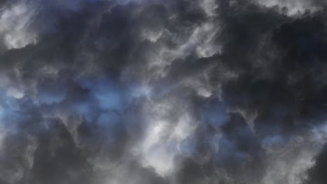 tormenta en la noche en tiempo real en el cielo, tormenta 4k
