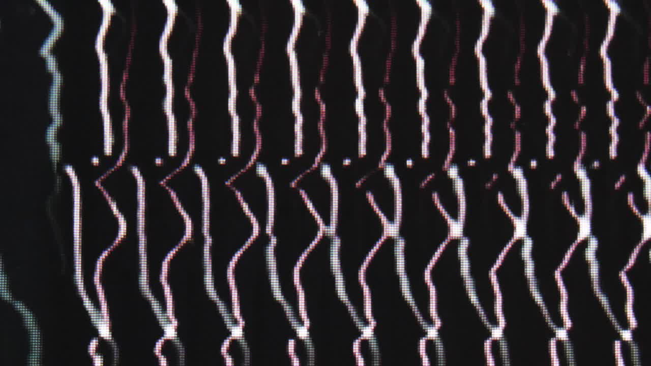 lcd 크레트 스크린 회로 구부리는 클로즈업