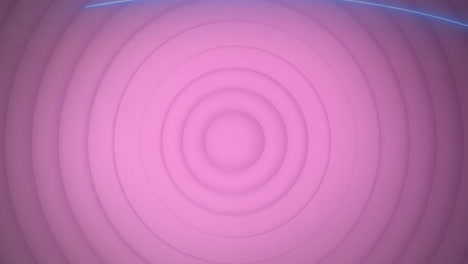 animación de círculos rosados que pulsan en un bucle sin costuras