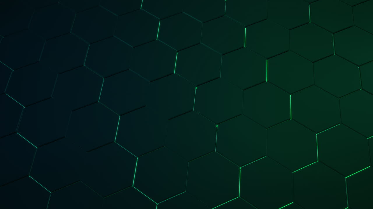 Motion dark black hex grid background 51