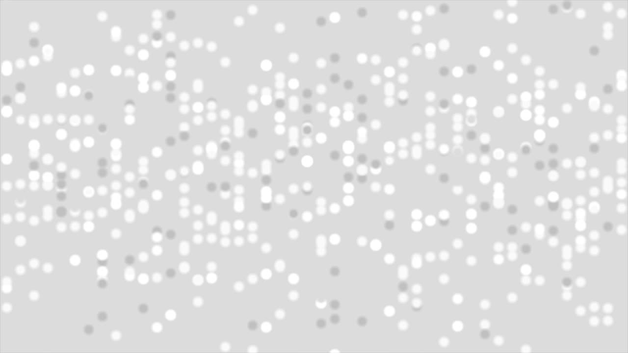 brillo gris luces brillantes círculo mosaico animación de video