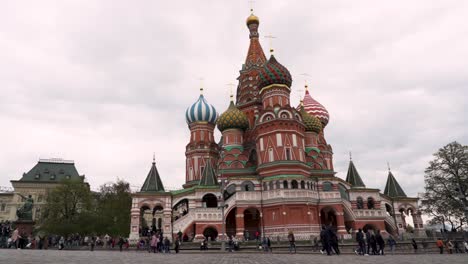 view of saint basil's cathedral, red square, moscow, russia