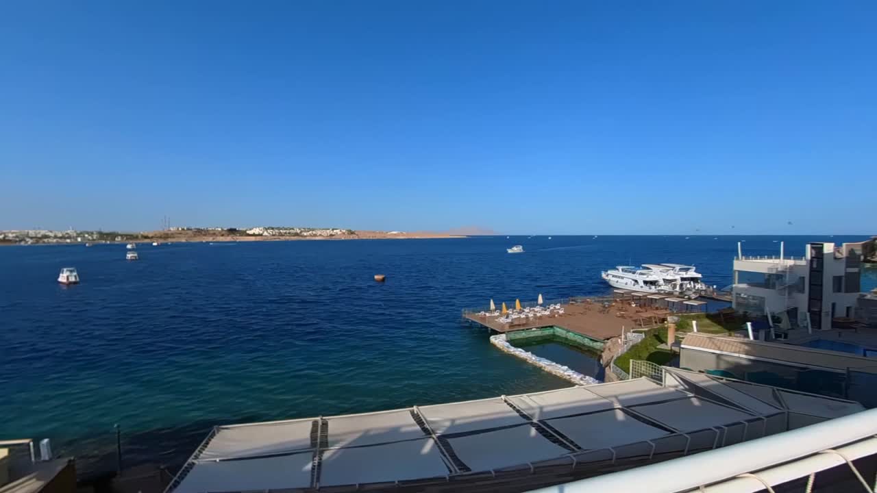 이집트의 샤름 엘 셰이크에 있는 나마 만의 4k 하이퍼스.