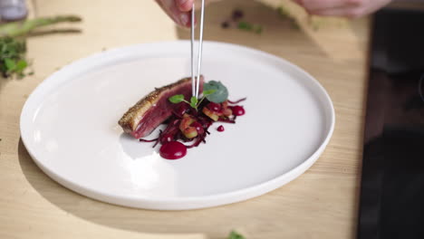 duck breast plating
