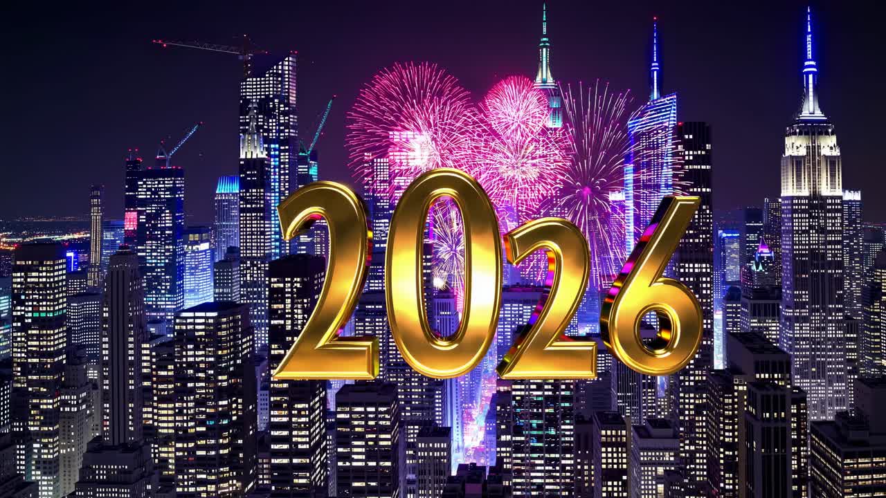 New Year's Eve Fireworks over NYC 2026